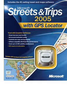   Microsoft Streets & Trips 2005   GPS-