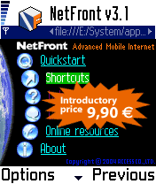  NetFront for Series 60:     Nokia