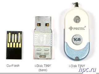  USB- iDisk Tiny 166X  CU-Flash  Pretec: , , 