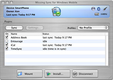   The Missing Sync:      Mac OS X