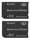 Sony   MemoryStick Duo  4   8