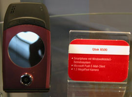 CeBIT 2006: WM- Qtek 8500    Vodafone