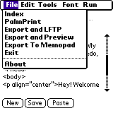 HTML-  Palm