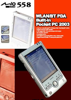  Pocket PC 2003  Mio 558  Mitac