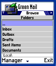 GreenMail:   -  Nokia 3650/7650