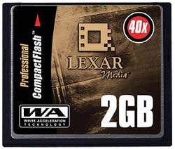 Lexar Media   2   40X  CompactFlash