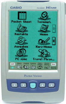 Casio Pocket Viewer :   PV-S1600
