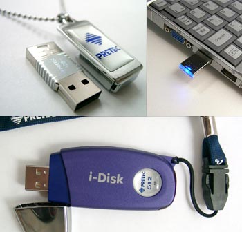 i-Disk Tiny  Pretec: USB-     !