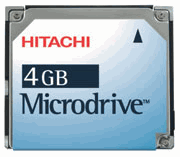4  Microdrive  Hitachi      